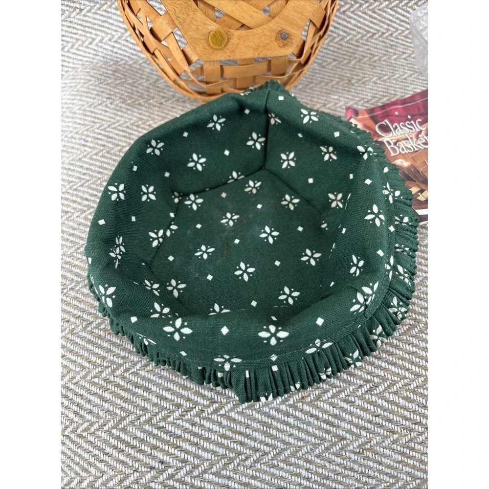 Longaberger Sage Booking Sage Liner Protector Basket Combo